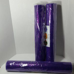 Purple Deco Mesh 21" Wreaths Crafts 3 Rolls